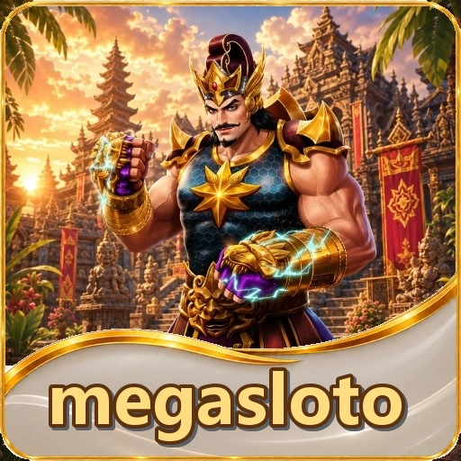 Kartu katalog megasloto menampilkan penjelasan singkat, versi/ukuran acuan paket inti, dan skor